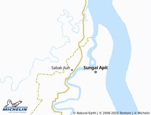 MICHELIN Laksamana map - ViaMichelin