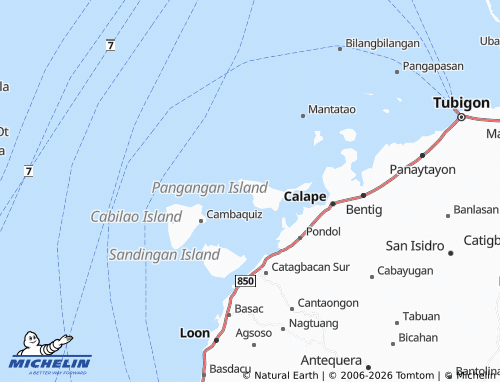 MICHELIN Madangog map - ViaMichelin