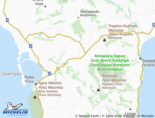 MICHELIN Chandrinos map - ViaMichelin