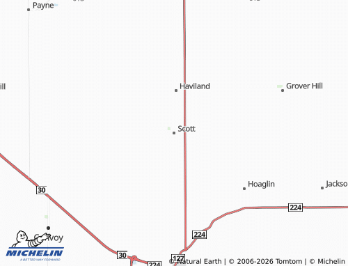 Carte MICHELIN Scott - ViaMichelin