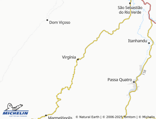 MICHELIN Virgínia map - ViaMichelin