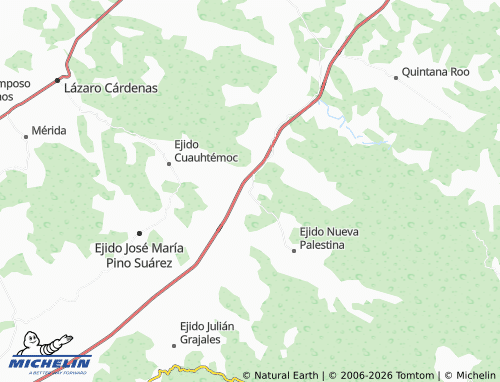 Mappa MICHELIN Venustiano Carranza - ViaMichelin