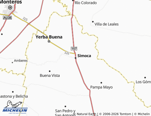 MICHELIN Simoca map - ViaMichelin