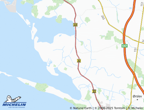 MICHELIN-Landkarte Køng Togårde - ViaMichelin