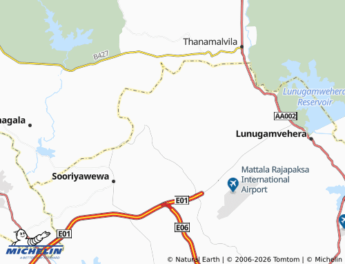 Mappa MICHELIN Ranmuduwewa - ViaMichelin