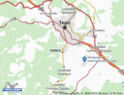 MICHELIN-Landkarte Emiliano Zapata - ViaMichelin