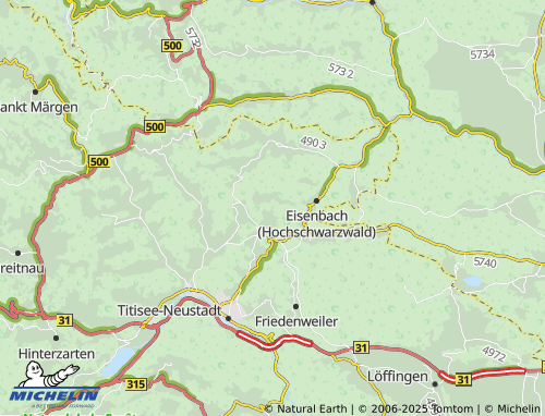 MICHELIN-Landkarte Oberschwärzenbach - ViaMichelin