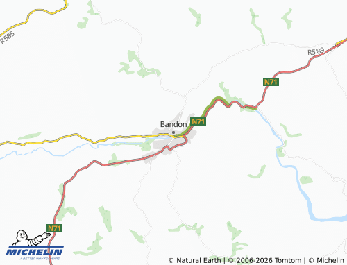 Mappa MICHELIN Bandon - ViaMichelin