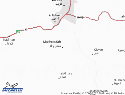 Carte MICHELIN Mashroufah - ViaMichelin