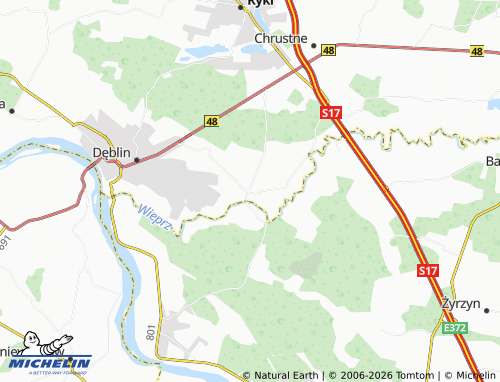 MICHELIN Bobrowniki map - ViaMichelin