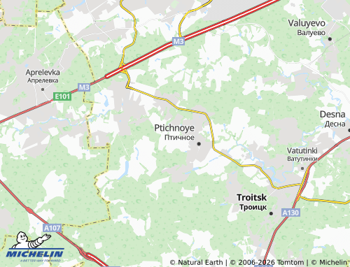 Carte MICHELIN Uvarovo - ViaMichelin