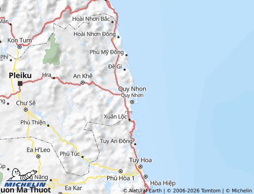 MICHELIN Tuy Phước map - ViaMichelin