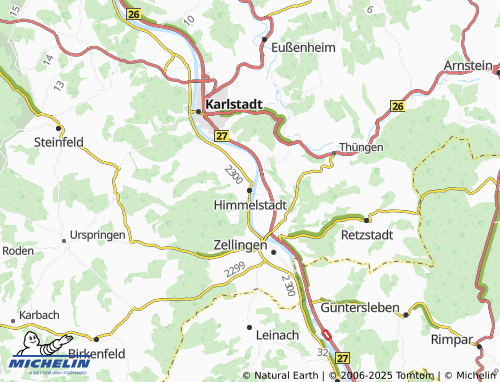 Kaart MICHELIN Himmelstadt - ViaMichelin