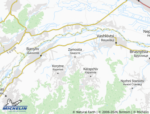 Mappa MICHELIN Zamostia - ViaMichelin