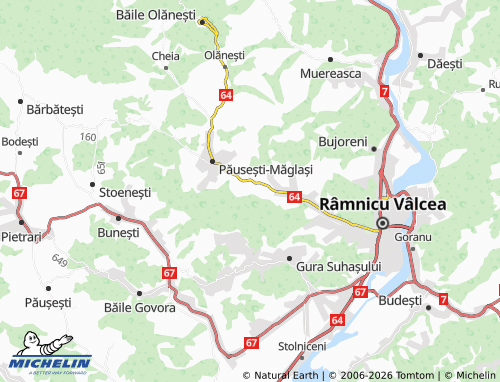 MICHELIN Priporu map - ViaMichelin