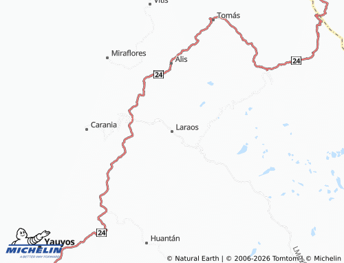 MICHELIN Laraos map - ViaMichelin