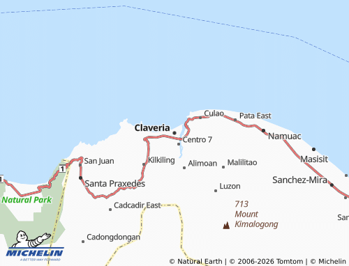 Mappa MICHELIN Claveria - ViaMichelin