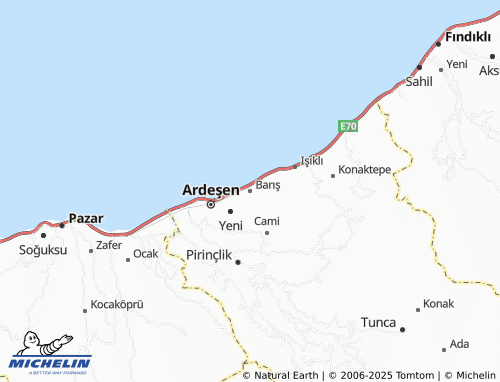 MICHELIN Barış map - ViaMichelin