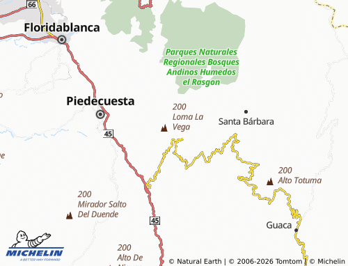 MICHELIN La Vega map - ViaMichelin