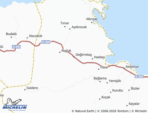 MICHELIN-Landkarte Değirmitaş - ViaMichelin