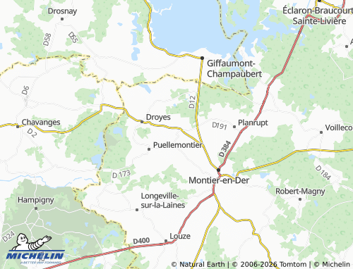 Mapa MICHELIN Les Granges - ViaMichelin