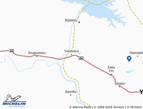 Mapa MICHELIN Tombokro - ViaMichelin