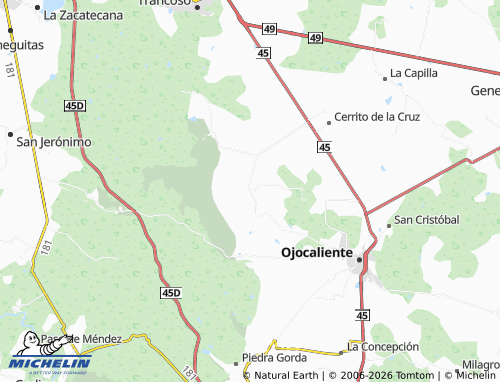 Mapa MICHELIN El Refugio - ViaMichelin