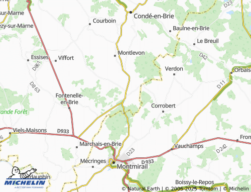 Mapa MICHELIN Artonges - ViaMichelin