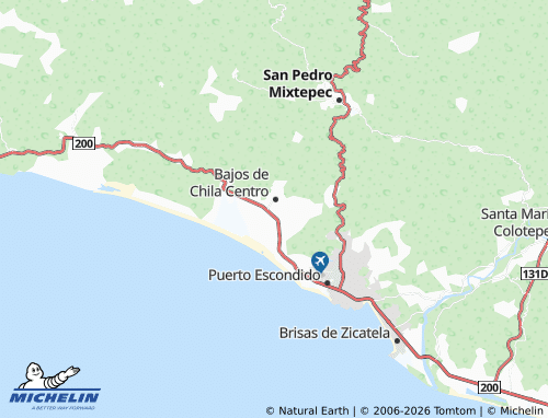 Mappa MICHELIN Los Mangos, Bajos de Chila - ViaMichelin