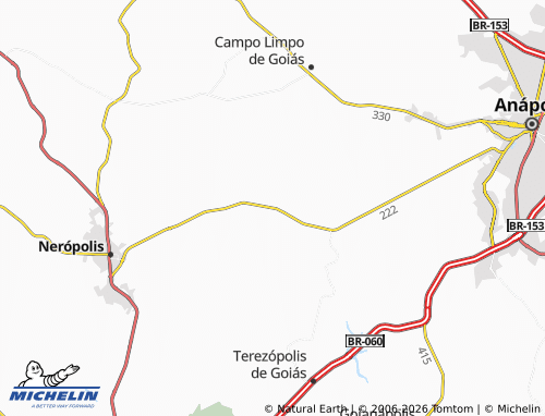 Mappa MICHELIN Goialândia - ViaMichelin