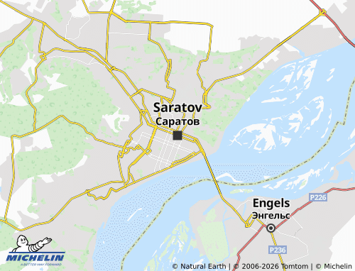 MICHELIN-Landkarte Saratow - ViaMichelin