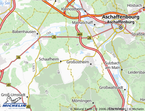 MICHELIN Ringheim map - ViaMichelin