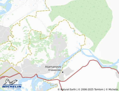 MICHELIN Abashevo map - ViaMichelin