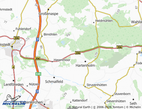 MICHELIN Fuhlenrüe map - ViaMichelin