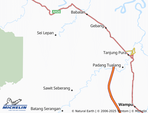 MICHELIN Telaga Said map - ViaMichelin