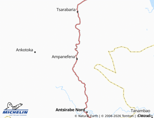 MICHELIN Ampanefena map - ViaMichelin