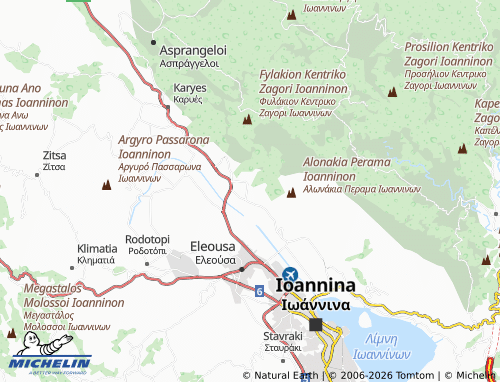 MICHELIN Kranoula map - ViaMichelin
