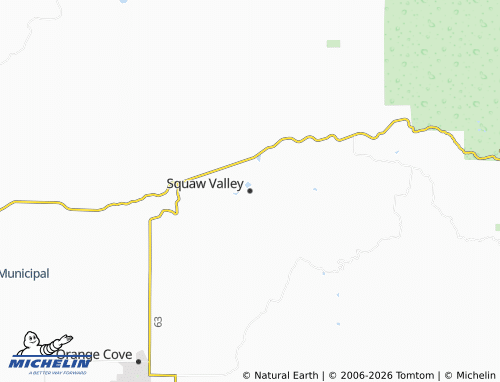 Mappa MICHELIN Squaw Valley - ViaMichelin