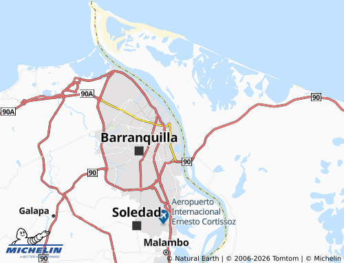 Mappa MICHELIN Villa Nueva - ViaMichelin