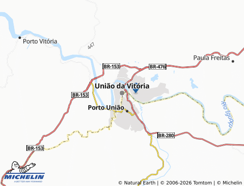 Mapa MICHELIN União da Vitória - ViaMichelin