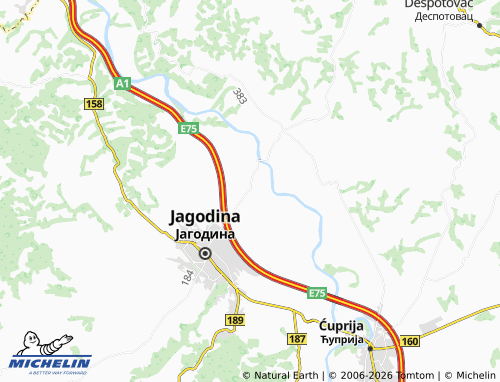 Mapa MICHELIN Ribare - ViaMichelin