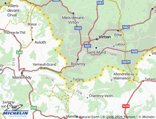 Mappa MICHELIN Rouvroy - ViaMichelin