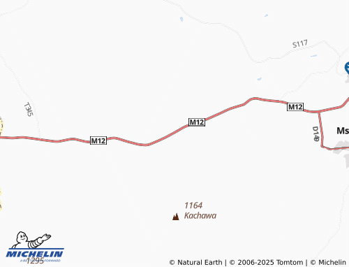 MICHELIN Tsambwe map - ViaMichelin