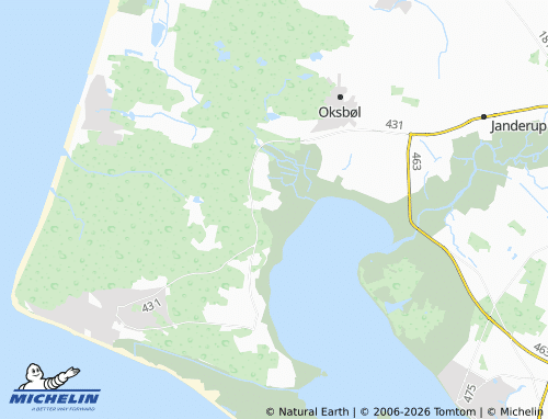 Mappa MICHELIN Bordrup - ViaMichelin