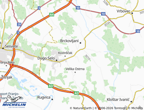 MICHELIN Lukarišće map - ViaMichelin