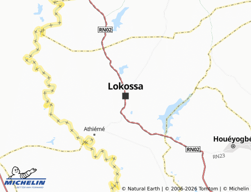 Mappa MICHELIN Lokossa - ViaMichelin