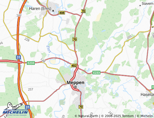 MICHELIN Borken map - ViaMichelin