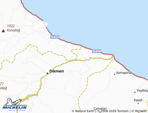 MICHELIN Akgüney map - ViaMichelin