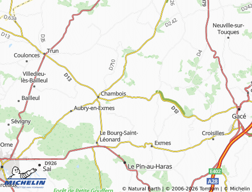 MICHELIN Omméel map - ViaMichelin