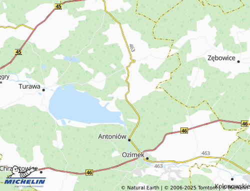MICHELIN Dylaki map - ViaMichelin
